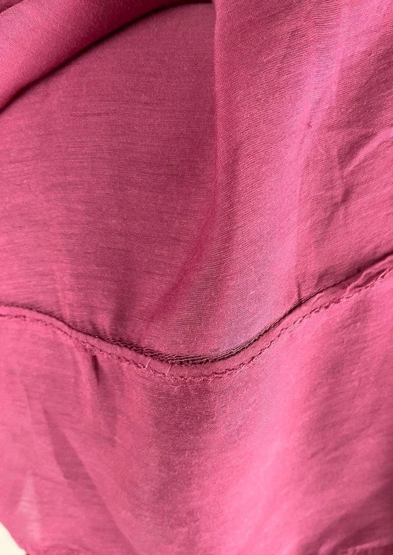Charmante Bluse in Himbeer