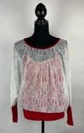 Blutsgeschwister Spitzen-Shirt – Second-Hand bei Schickisch