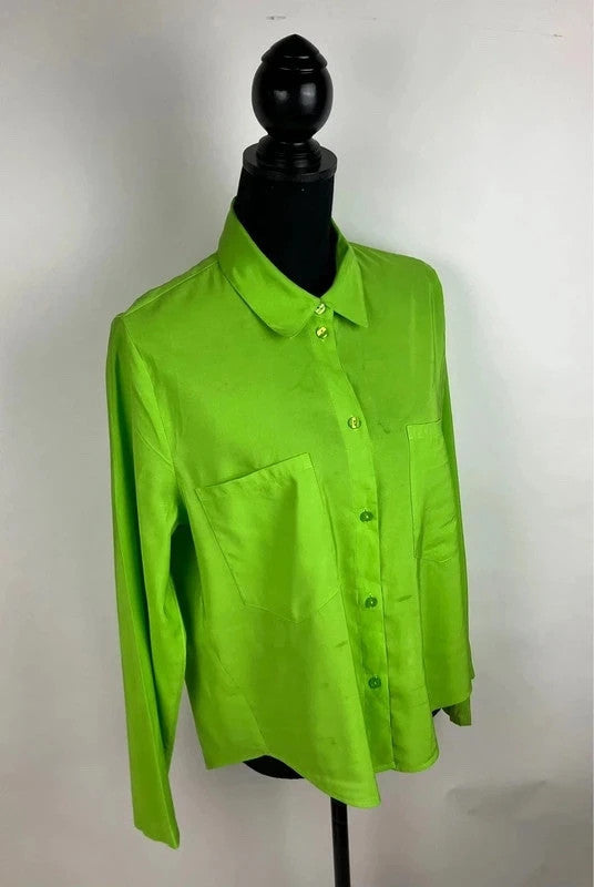 Leuchtende Frühlingsbluse – Second-Hand bei Schickisch