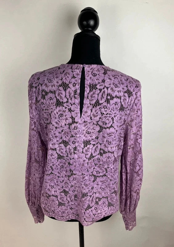 Bluse mit Lochmuster