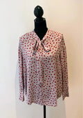 Leichte Seidenbluse mit Schluppe – Second-Hand bei Schickisch
