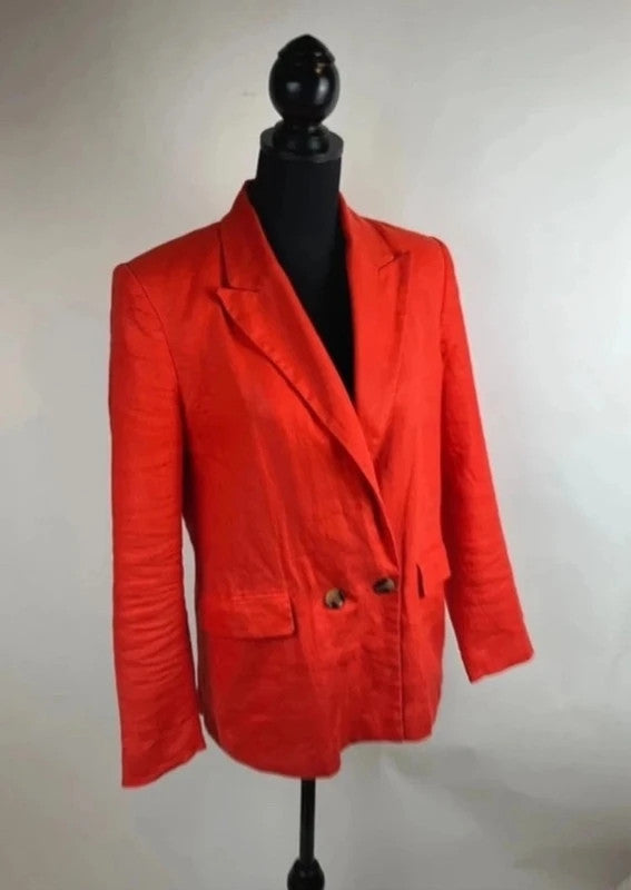Leinen Blazer, perfekt für den Frühling