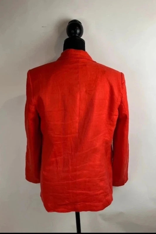 Leinen Blazer, perfekt für den Frühling