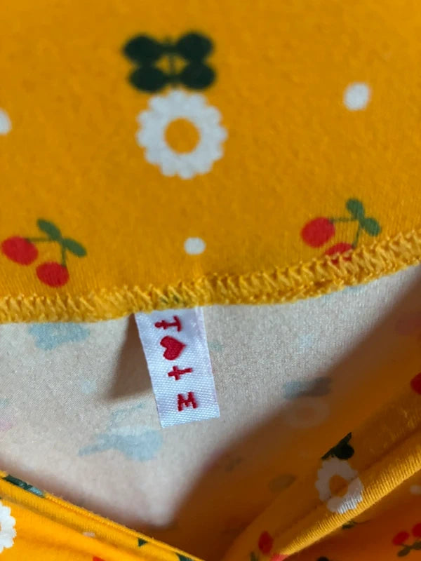 Blutsgeschwister Jerseykleid, Größe M, Gelb, Orange, Weitere Ansicht 4