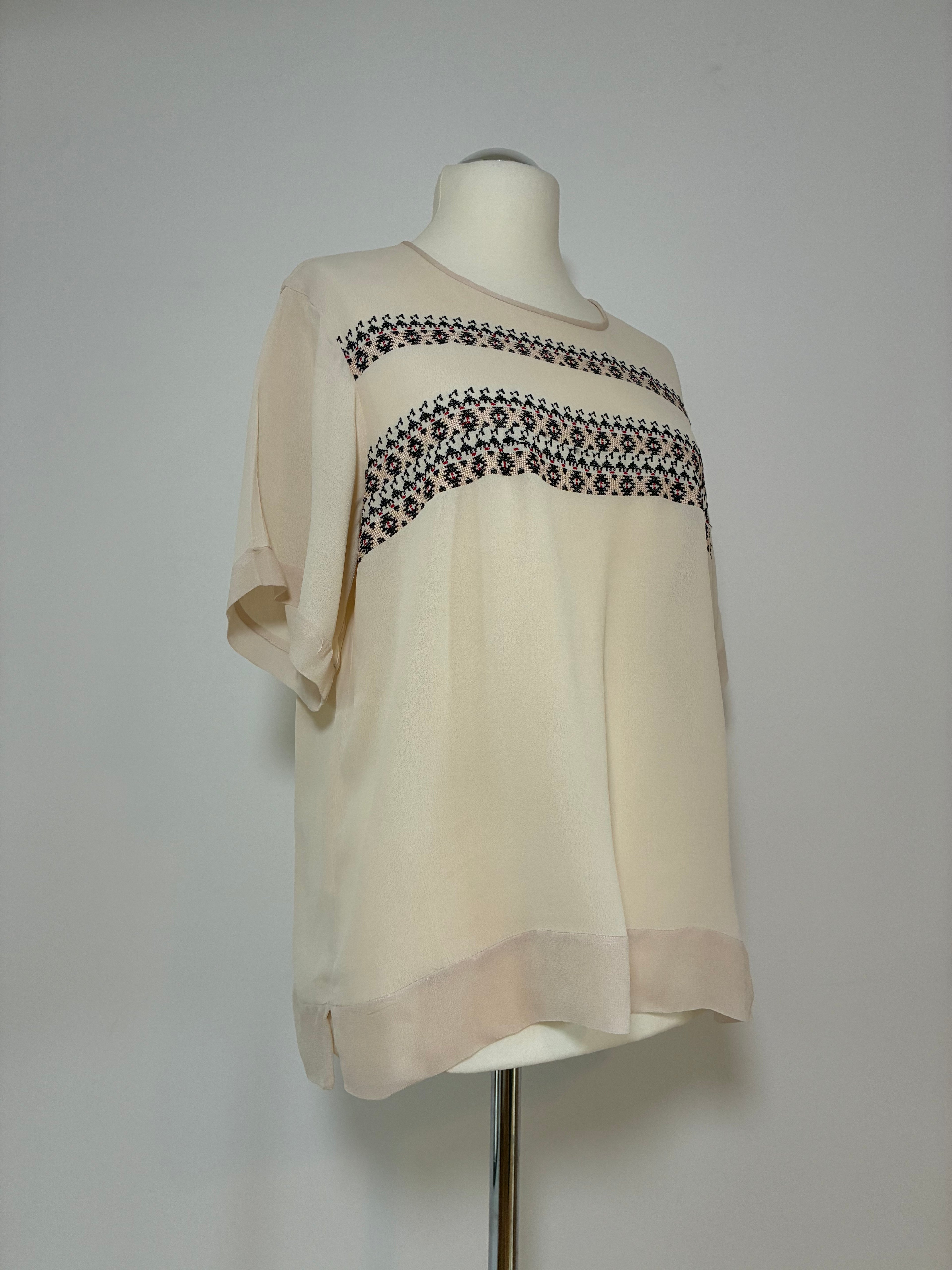 Noa Noa Bluse mit Stickerei – Größe XL / 42