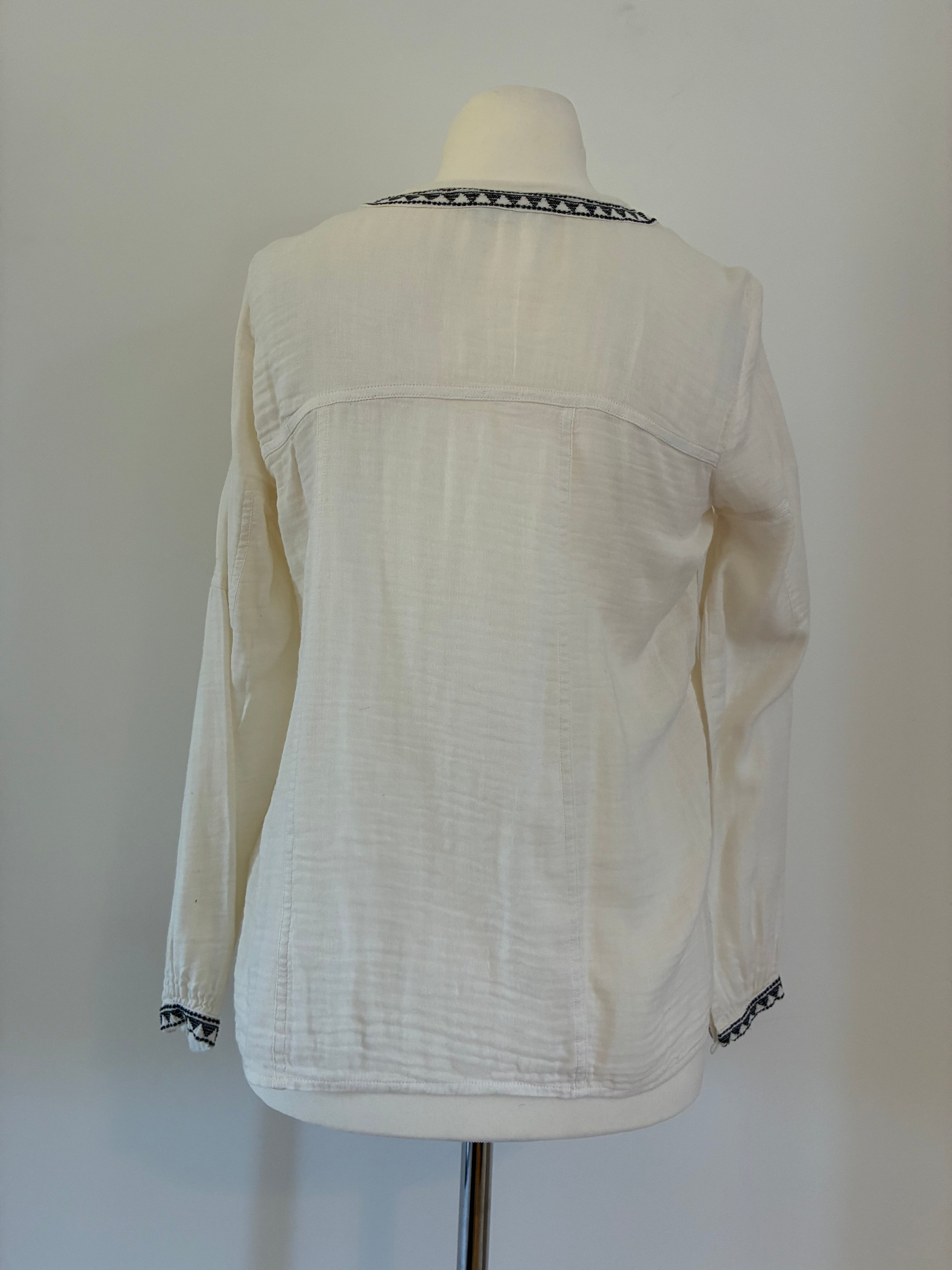 Noa Noa Bluse mit Stickereien – Größe S / 36