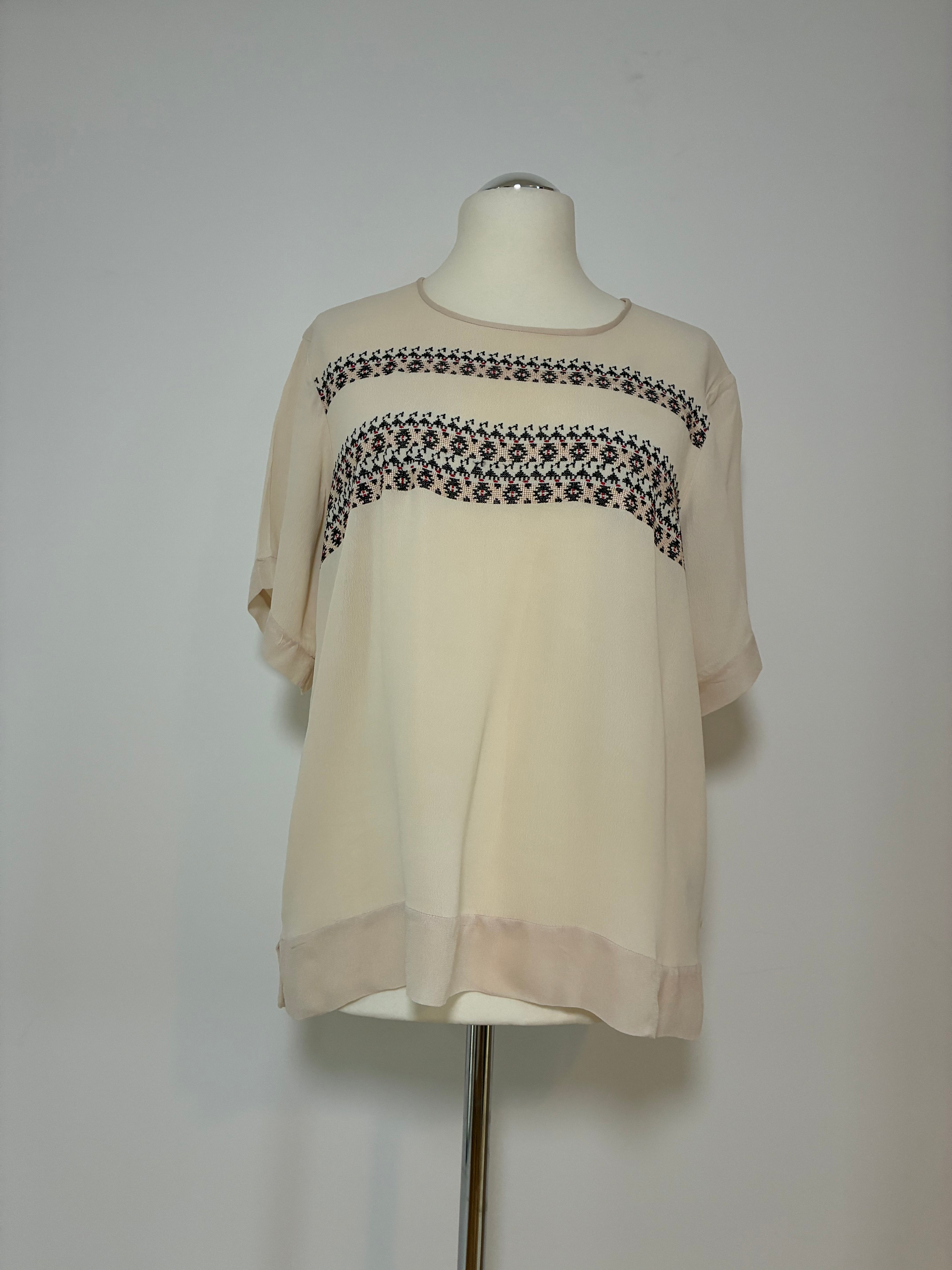 Noa Noa Bluse mit Stickerei – Größe XL / 42