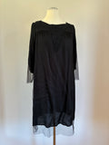 Noa Noa Kleid Größe M 38 in Schwarz mit Tüll und Stickerei – neu mit Etikett