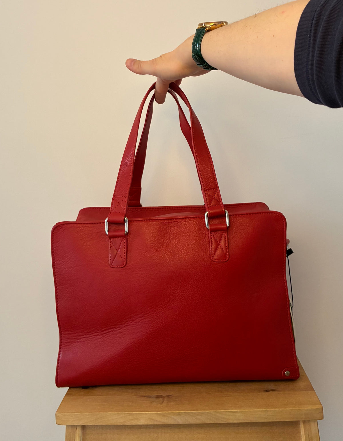 Edle Depeche Leder-Handtasche