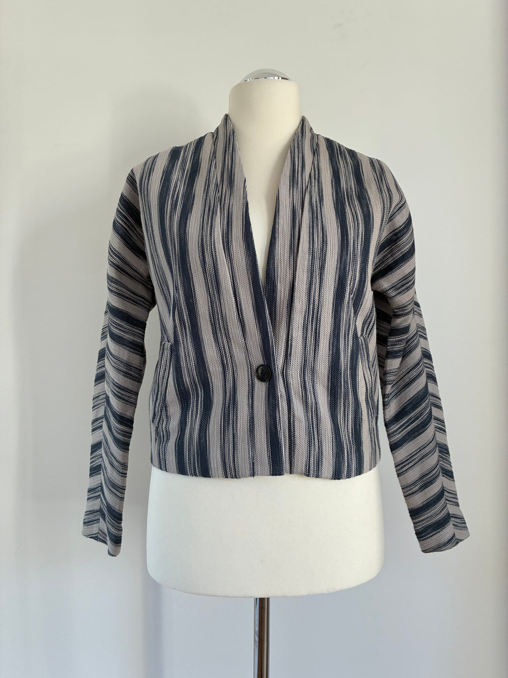 Noa Noa Blazer Gr. 36 – blau-beige, elegant und vielseitig