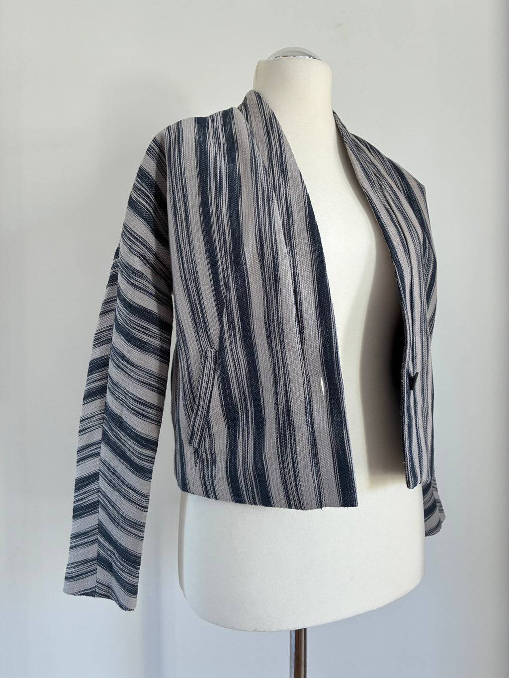 Noa Noa Blazer Gr. 36 – blau-beige, elegant und vielseitig