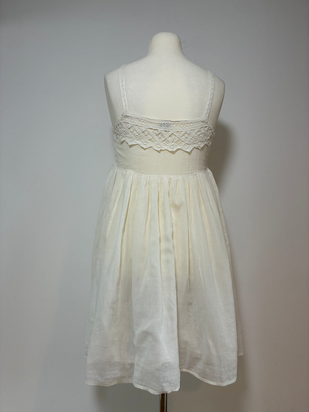 Zauberhaftes Noa Noa Sommerkleid Größe M 38 in Creme – feminin und leicht