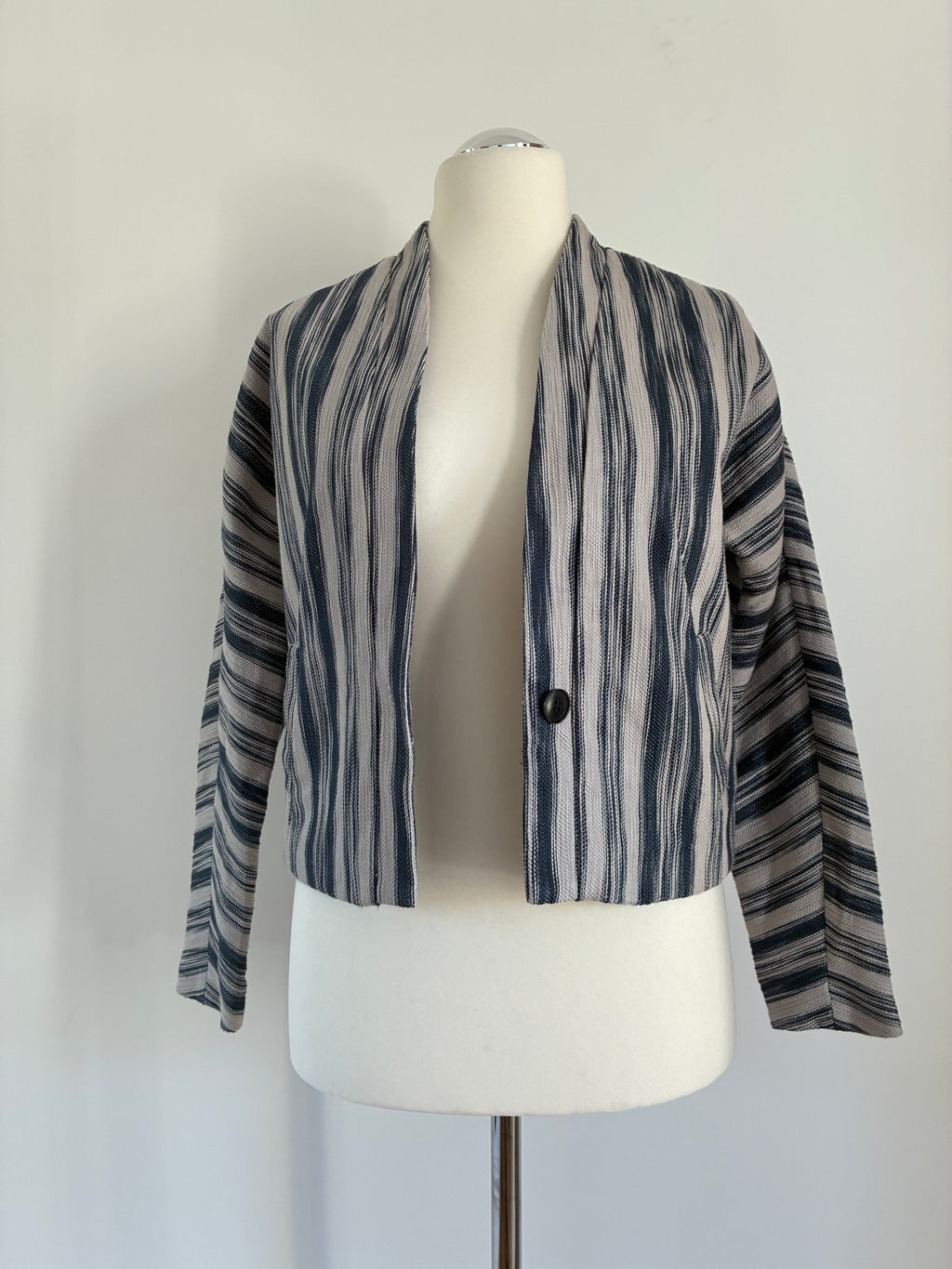 Noa Noa Blazer Gr. 36 – blau-beige, elegant und vielseitig