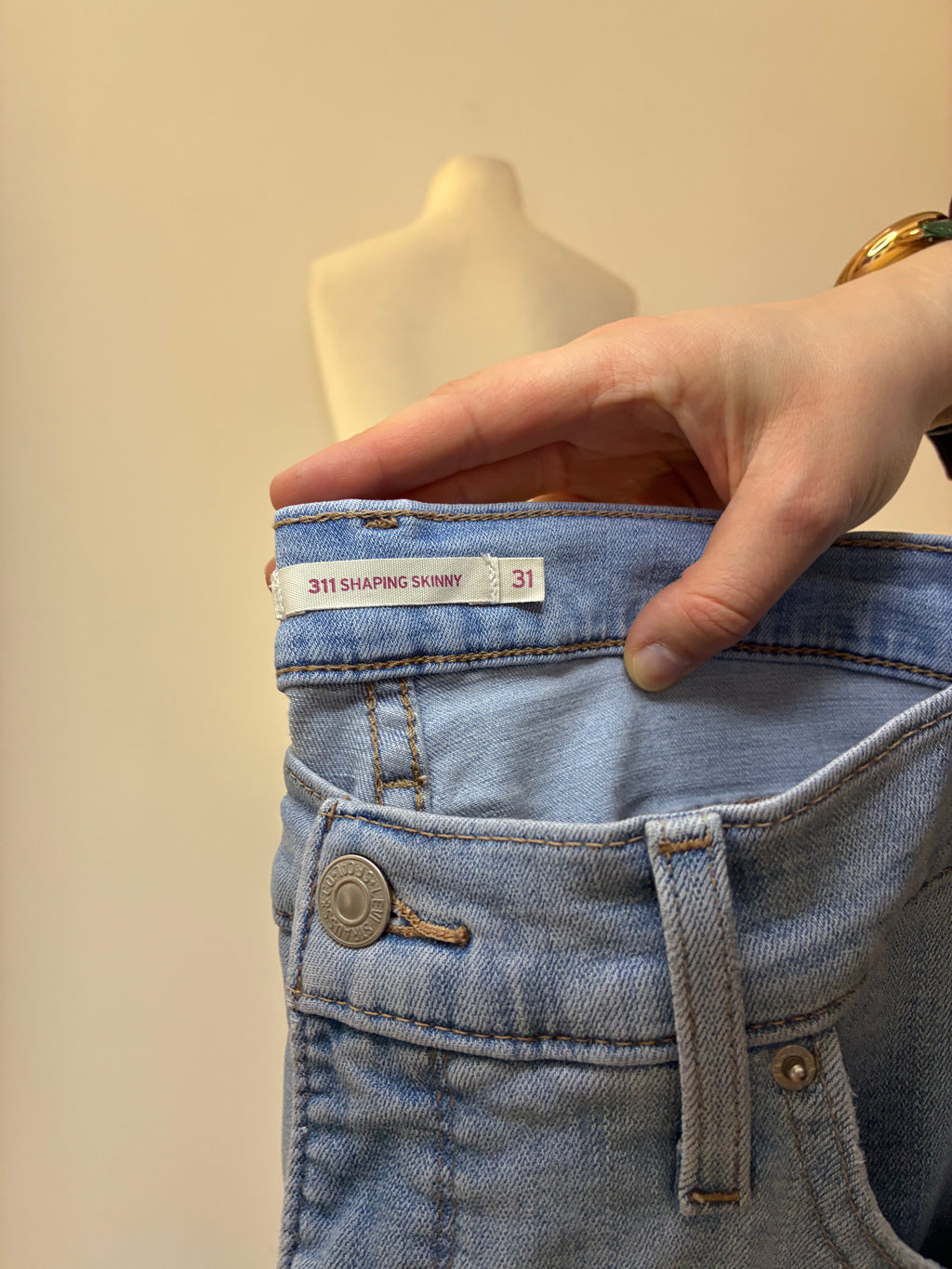 Levi's 721 High Rise Skinny – Hellblau & Zeitlos