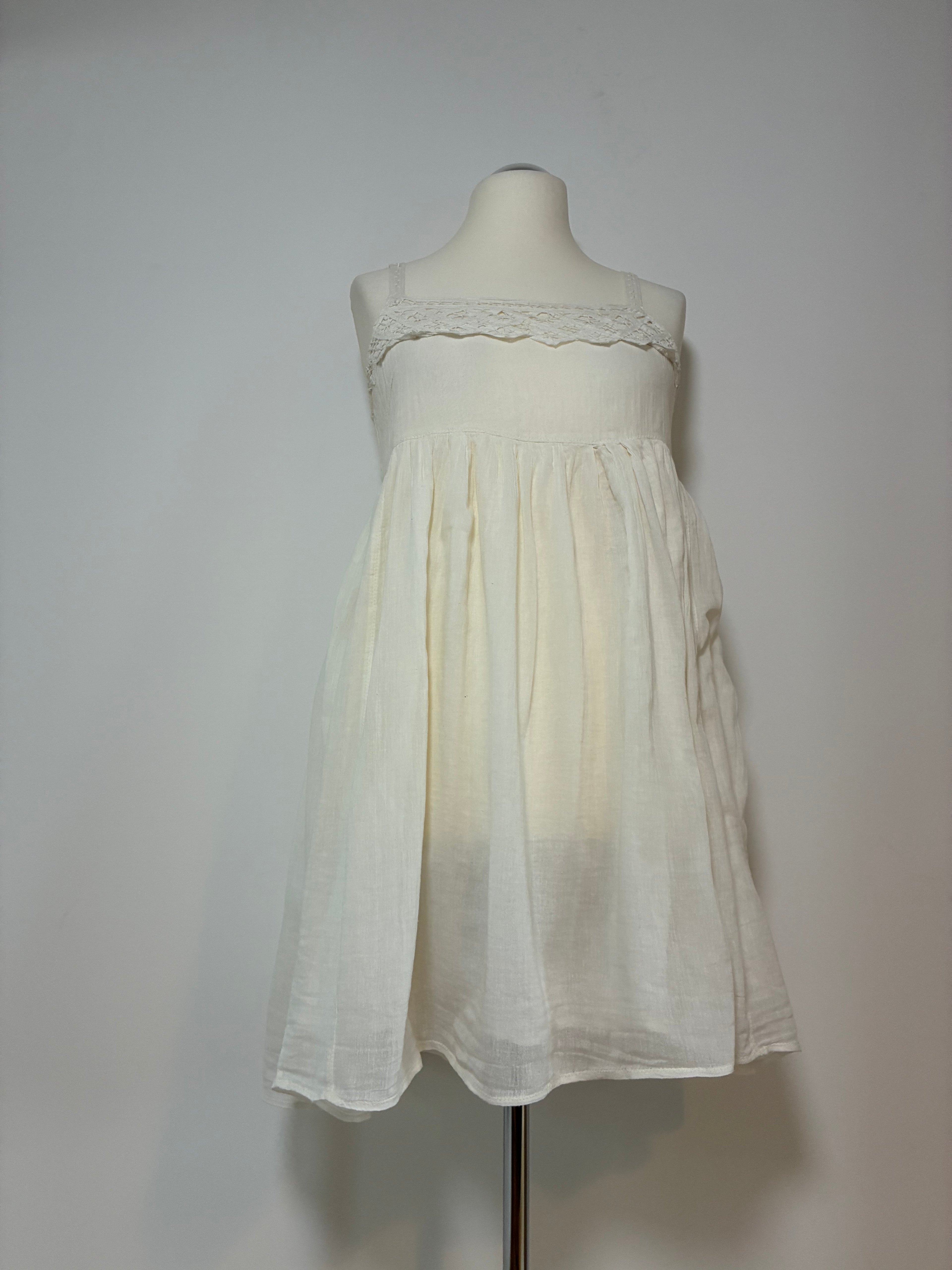 Zauberhaftes Noa Noa Sommerkleid Größe M 38 in Creme – feminin und leicht