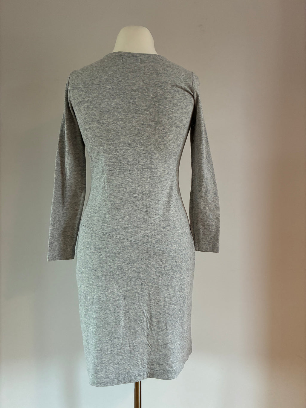 Noa Noa Wickelkleid Gr. 36 – grau, weich und taillenbetont