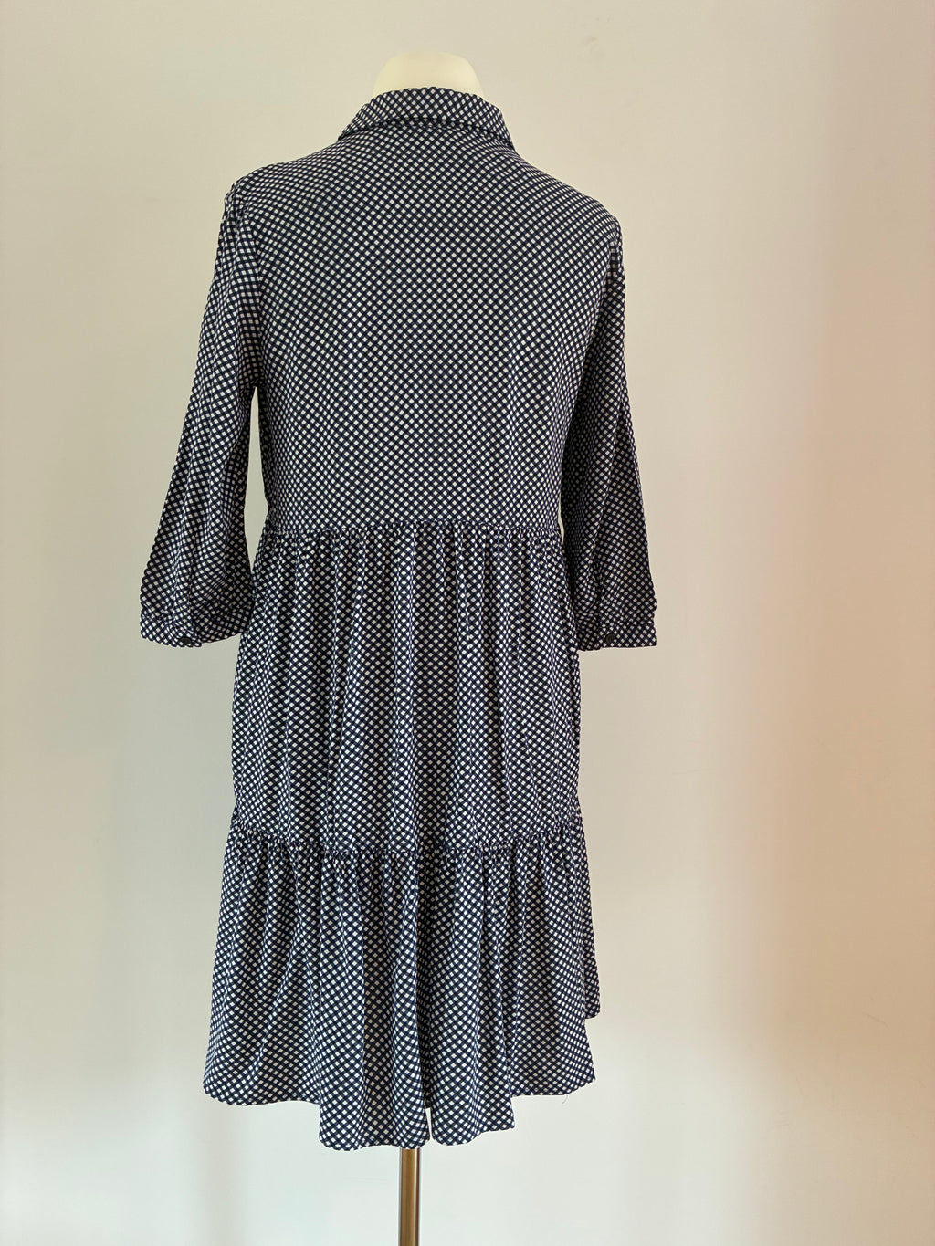 Zero Hemdblusenkleid Gr. 38 – blau-weiß kariert