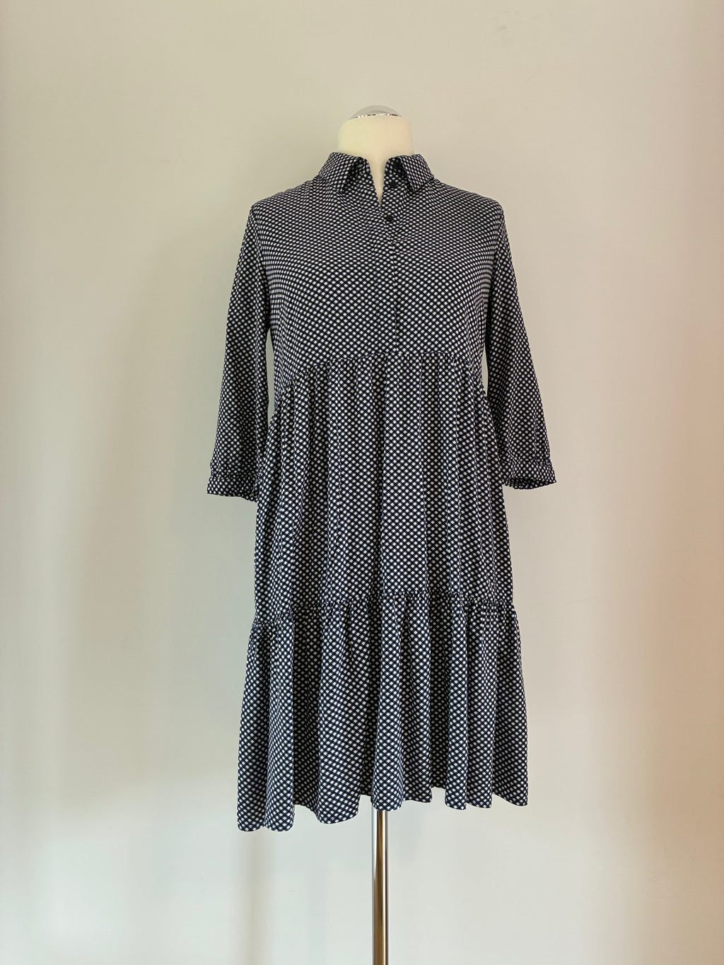 Zero Hemdblusenkleid Gr. 38 – blau-weiß kariert
