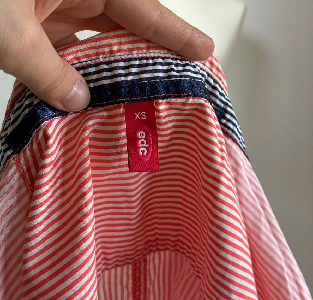 Edc by Esprit Bluse, Größe XS, Rot, Weiß, Weitere Ansicht 3