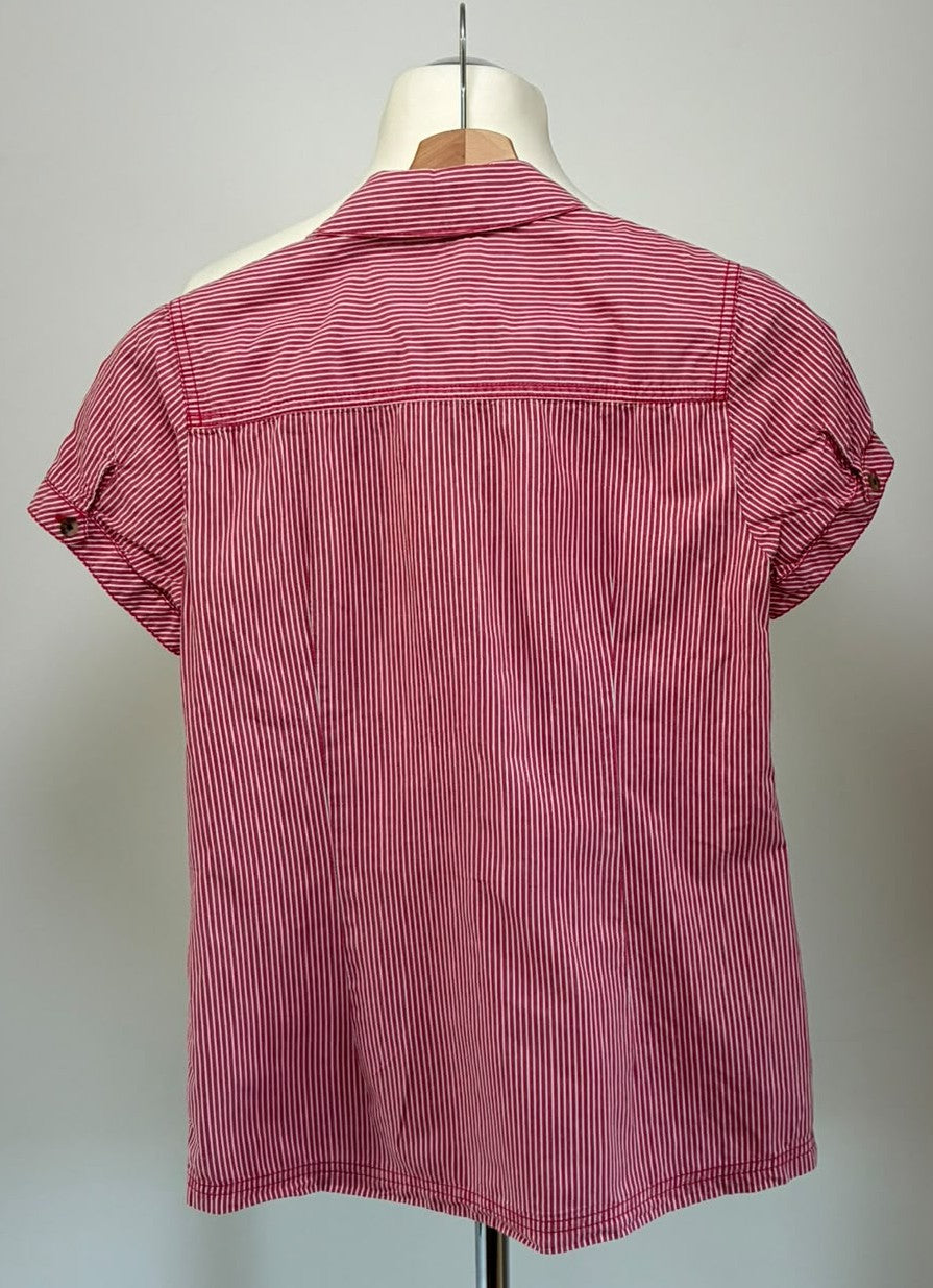Tom Tailor Denim Bluse, Größe XS, Rot, Weiß, Weitere Ansicht 2