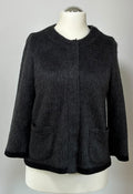 Lawrence Grey Cardigan, Größe M, Schwarz, Vorderansicht