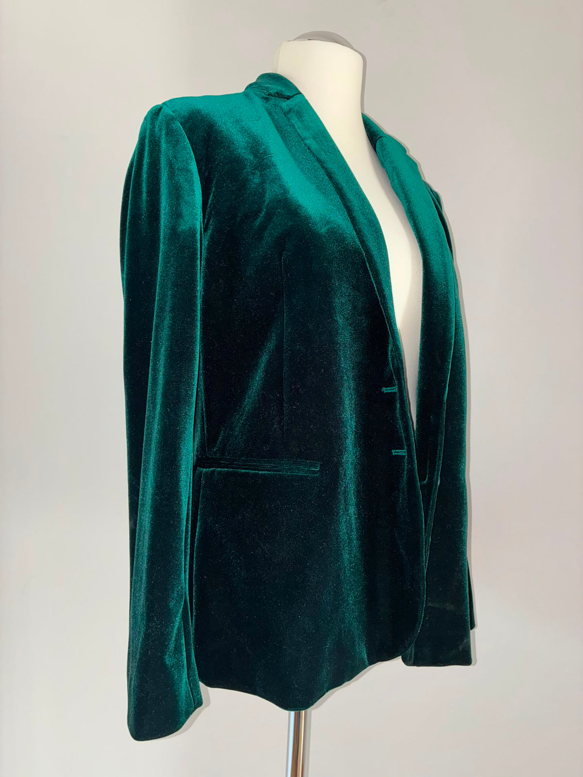 Comma Blazer, Größe XXL, Smaragdgrün, Weitere Ansicht 2