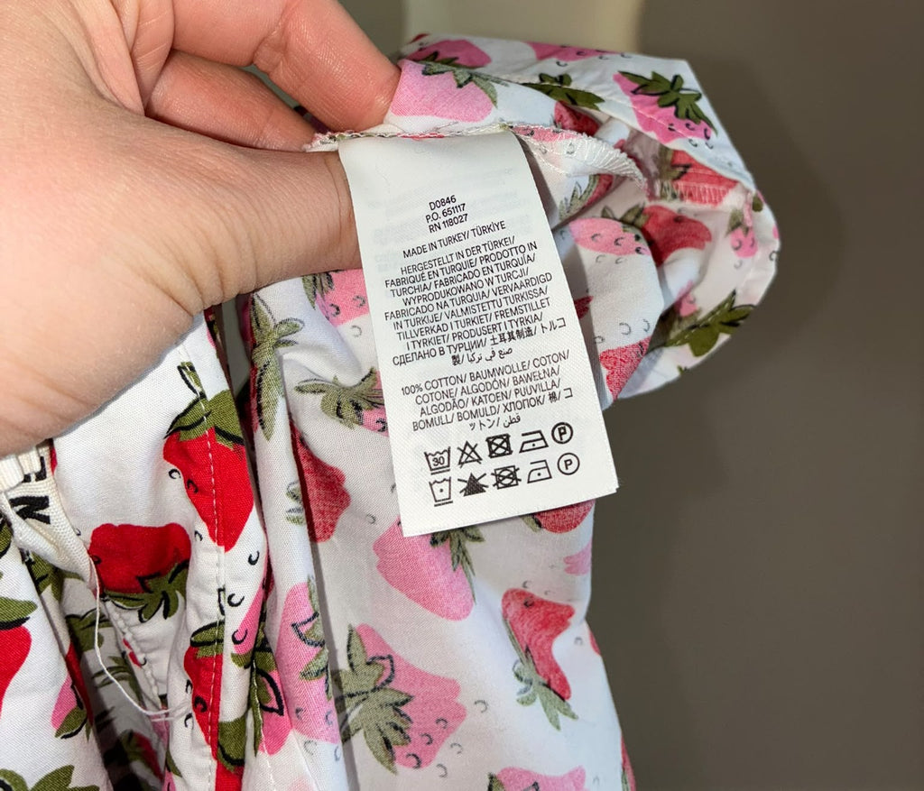 Boden Kleid, Größe M, Weiß, Rot, Bunt, Weitere Ansicht 5