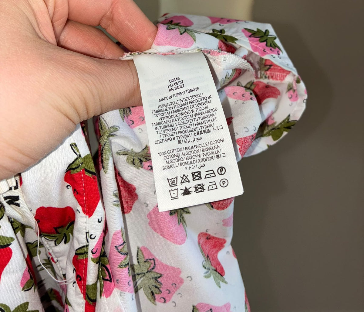 Boden Kleid, Größe M, Weiß, Rot, Bunt, Weitere Ansicht 5