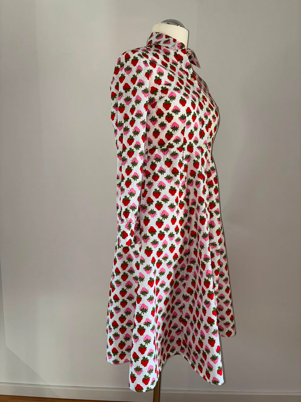 Boden Kleid, Größe M, Weiß, Rot, Bunt, Weitere Ansicht 2