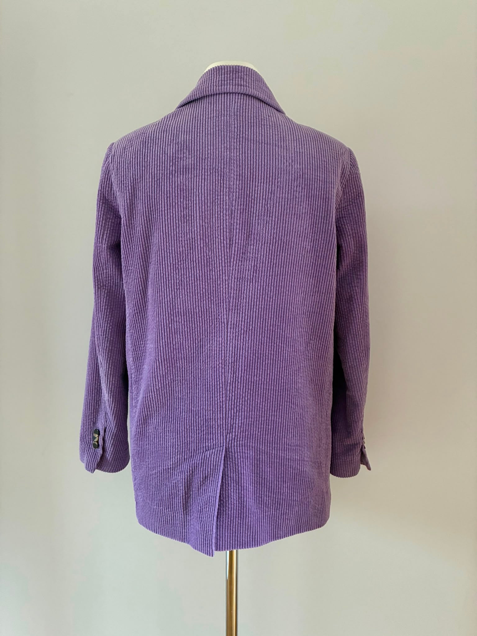 Second Female Cordblazer Größe M in Flieder aus Baumwolle