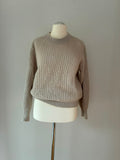 Alexandre Laurent Paris Strickpullover in Creme mit Kid-Mohair und Alpaka