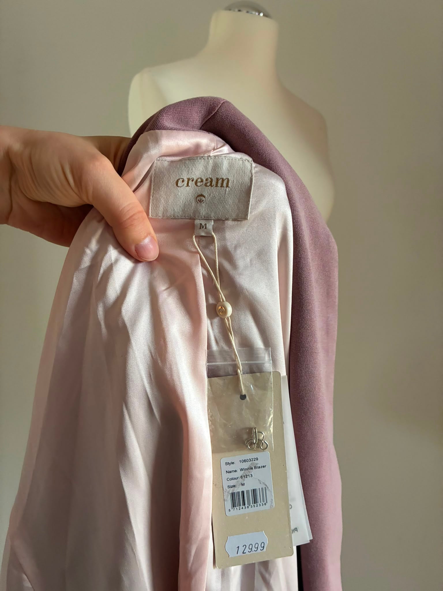 Cream Longblazer Winnie Größe M in Altrosa – neu mit Etikett