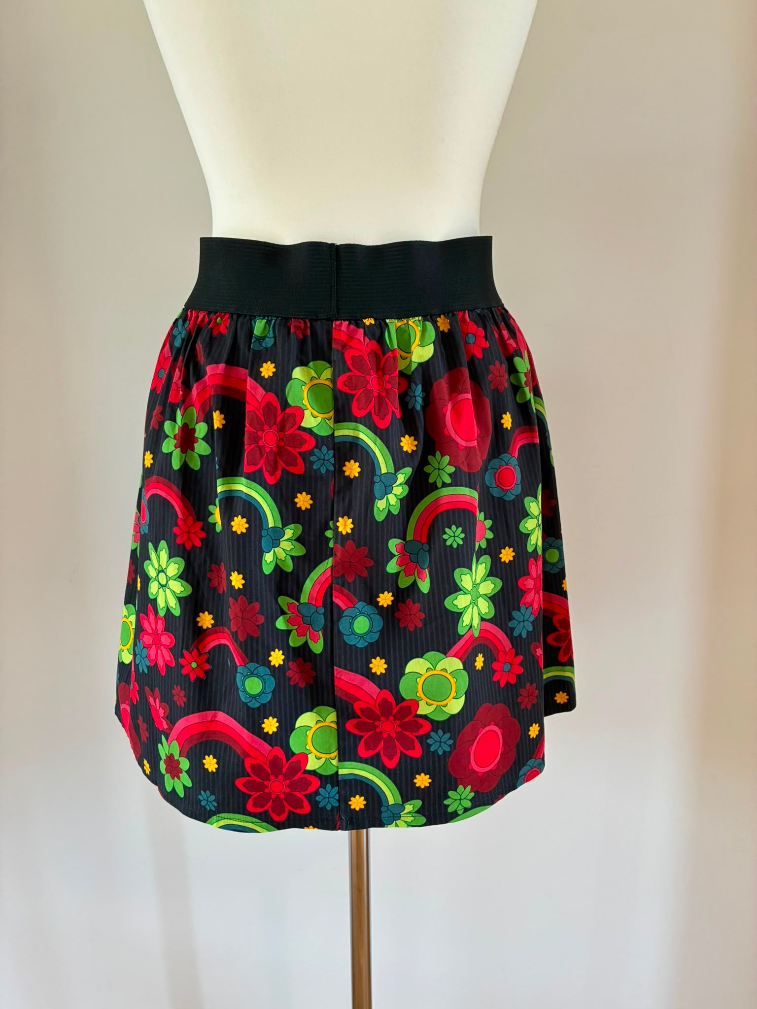 Rock Rose Rock’n’Roll Emporium Rock Gr L 40 mit farbenfrohem Retro-Blumenprint