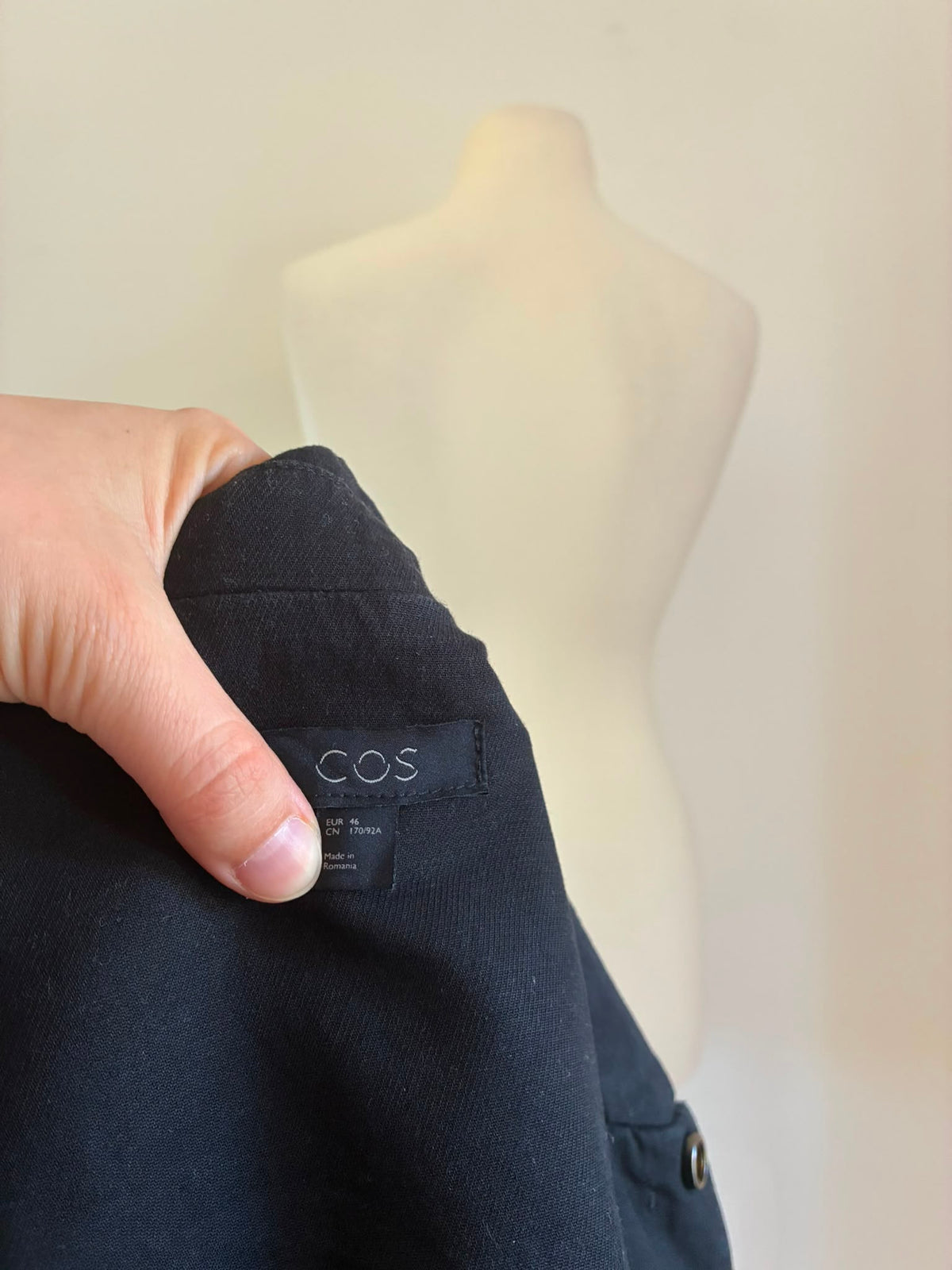 COS Jacke, Größe XXXL, Schwarz, Weitere Ansicht 5