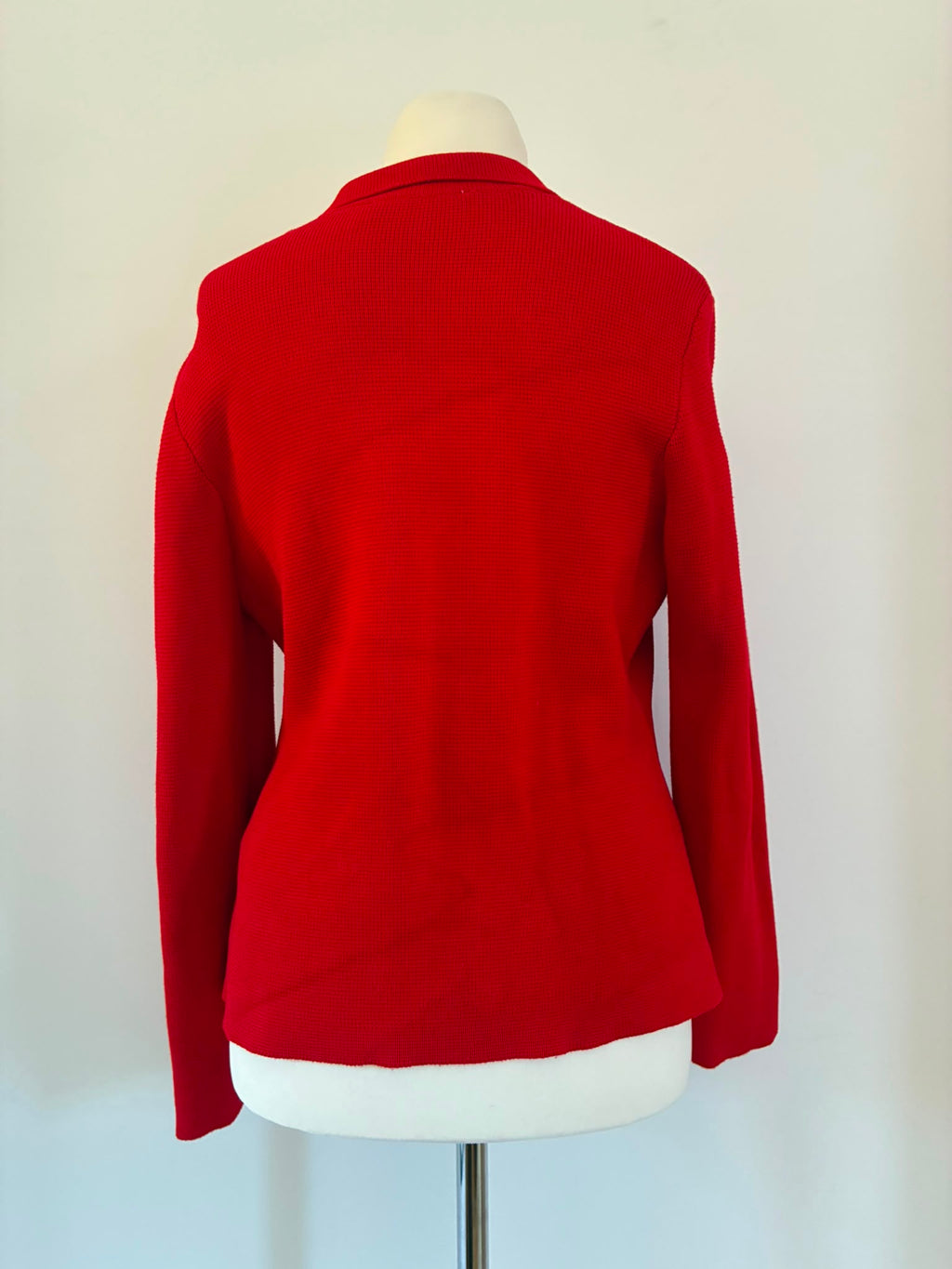 Zara Strickjacke in Rot mit goldenen Knöpfen Größe XL