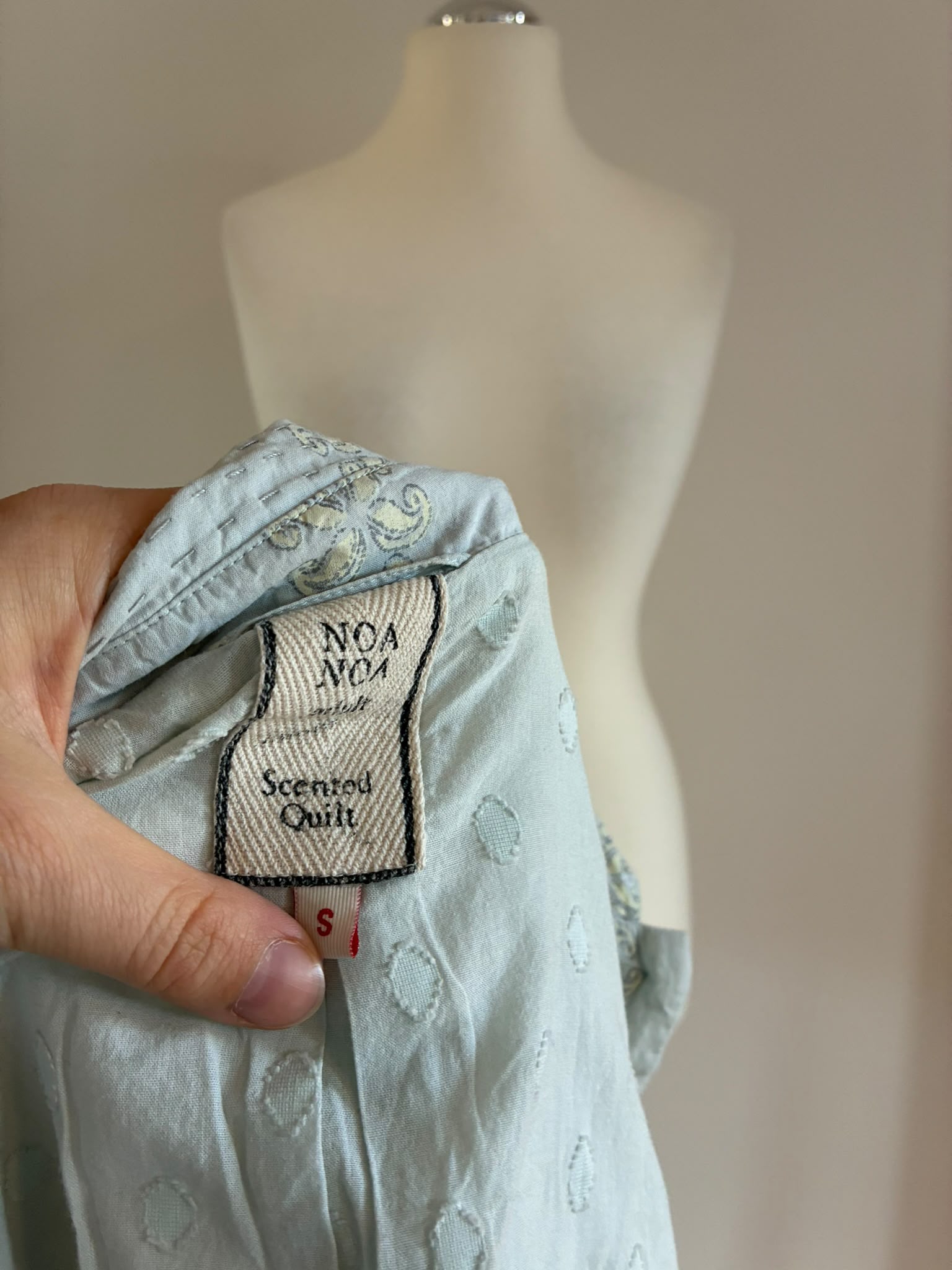 Noa Noa Bluse mit Stickerei und Volantärmeln Größe S
