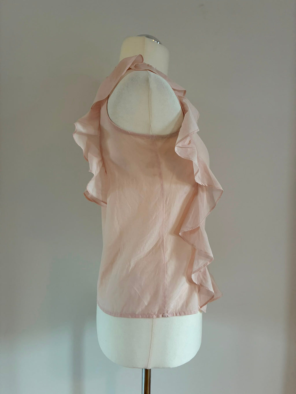 Noa Noa Bluse in Rosé mit Volants Größe S