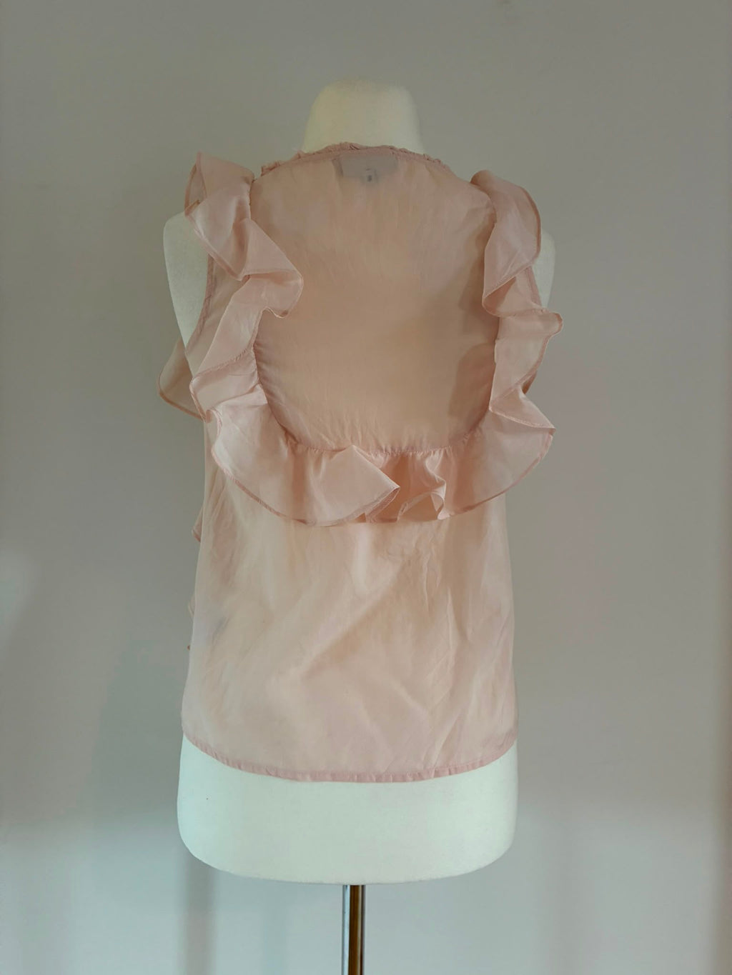Noa Noa Bluse in Rosé mit Volants Größe S