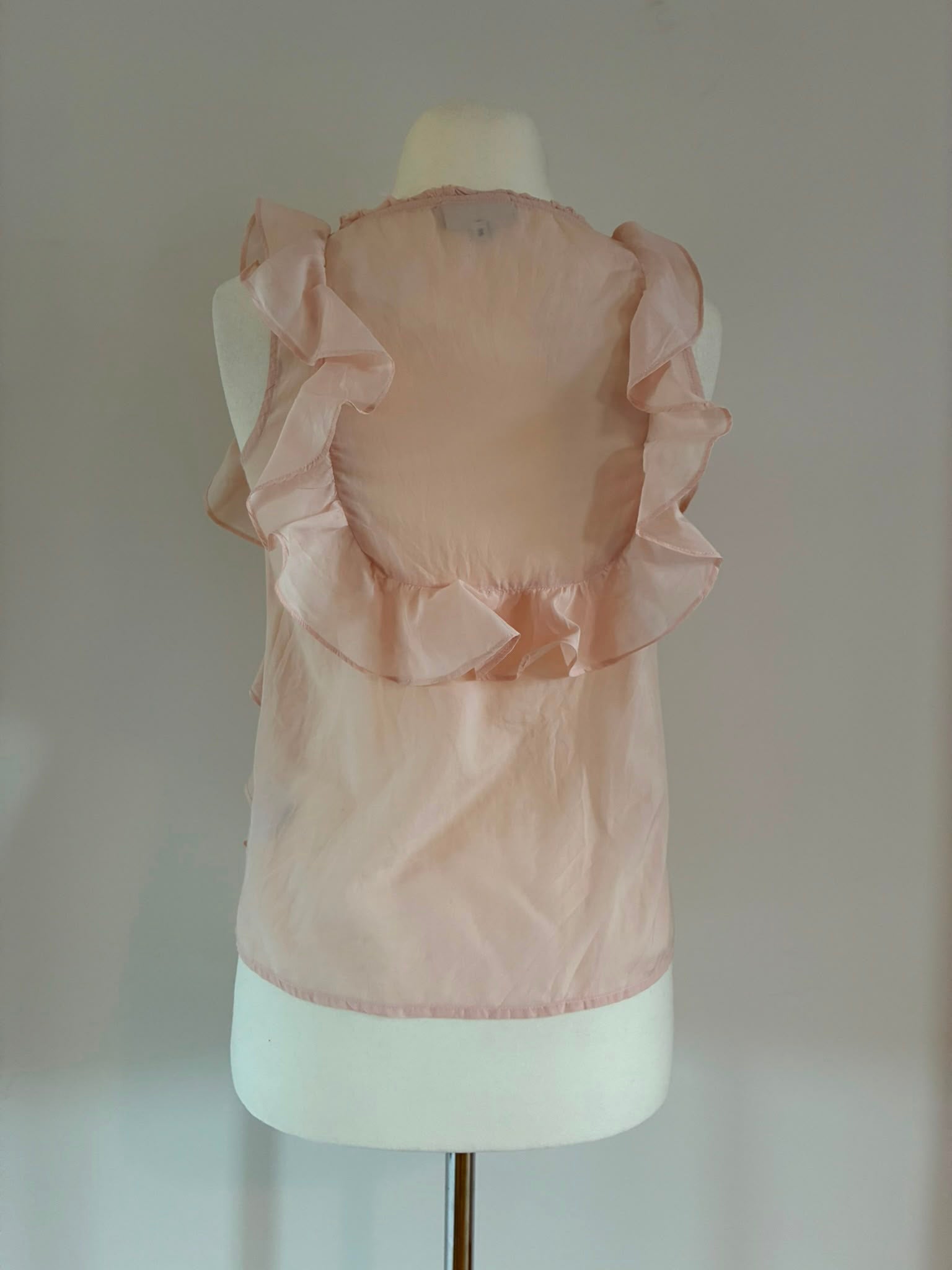 Noa Noa Bluse in Rosé mit Volants Größe S
