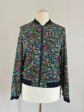Esprit Bomberjacke mit Blumenmuster Größe M