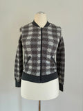 Blutsgeschwister Blouson Jacke mit Strukturmuster Größe S