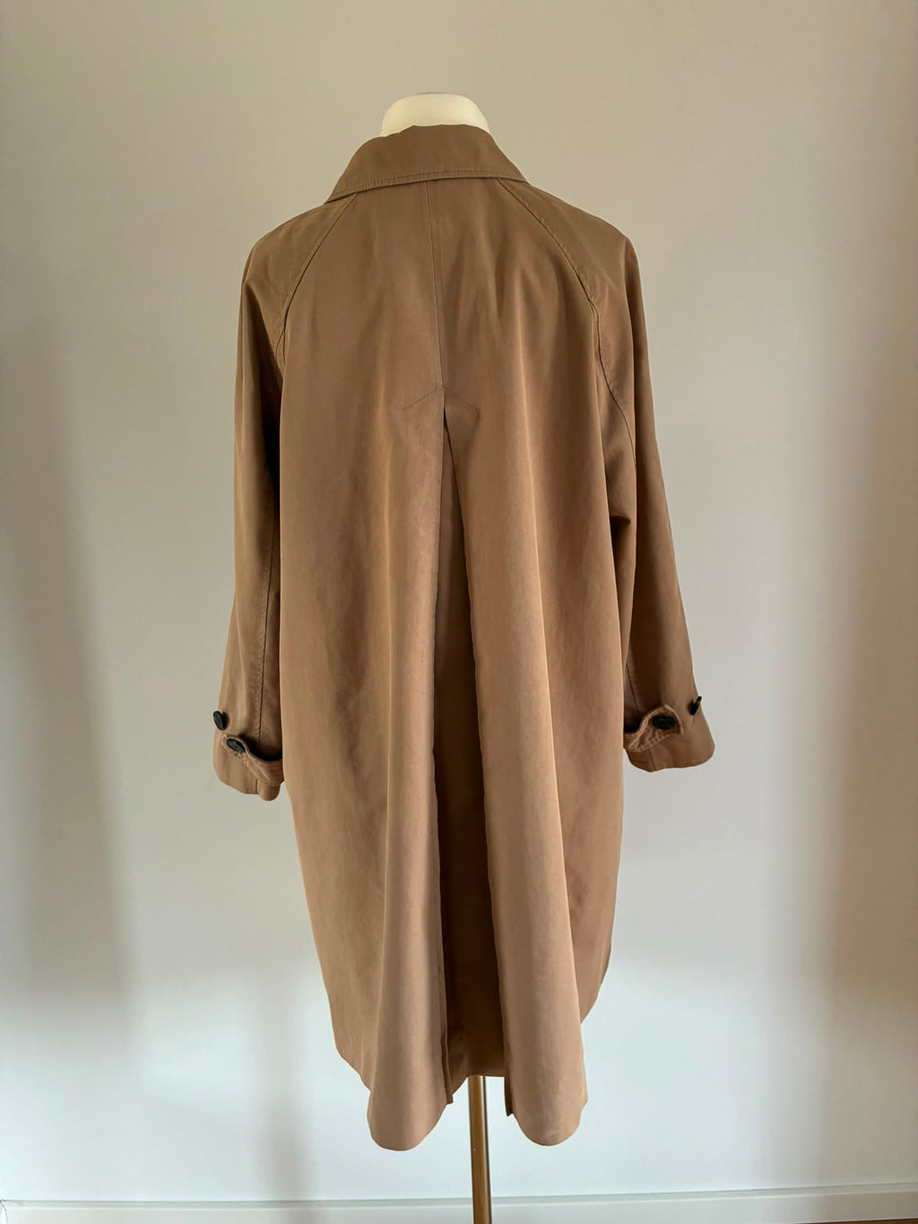 H&M Übergangsmantel in Camel-Beige, Rückansicht