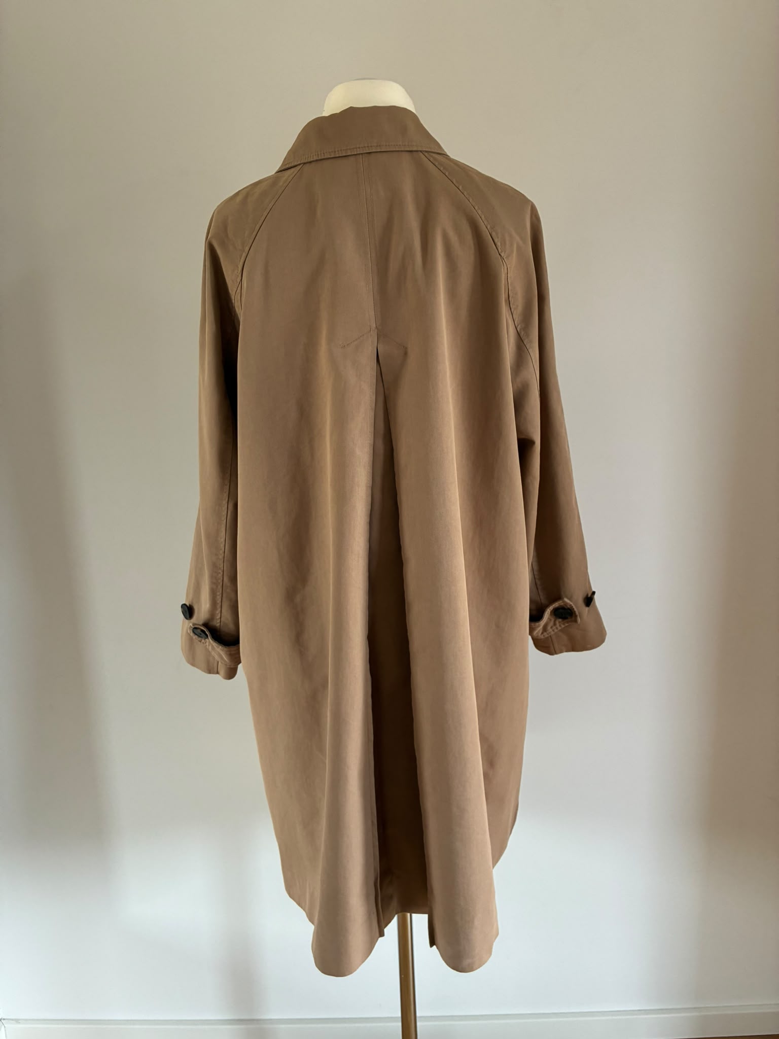 H&M Übergangsmantel in Camel-Beige, Rückansicht