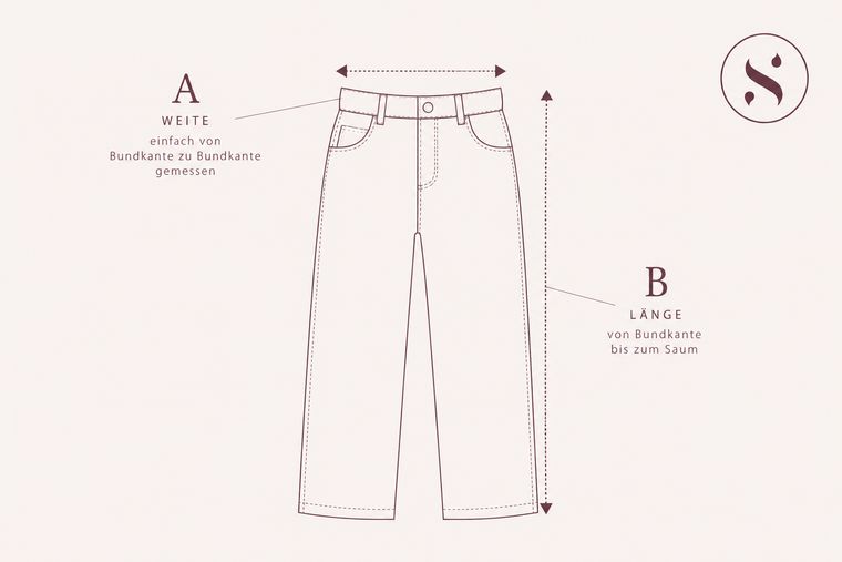 Maßanleitung Hosen & Jeans