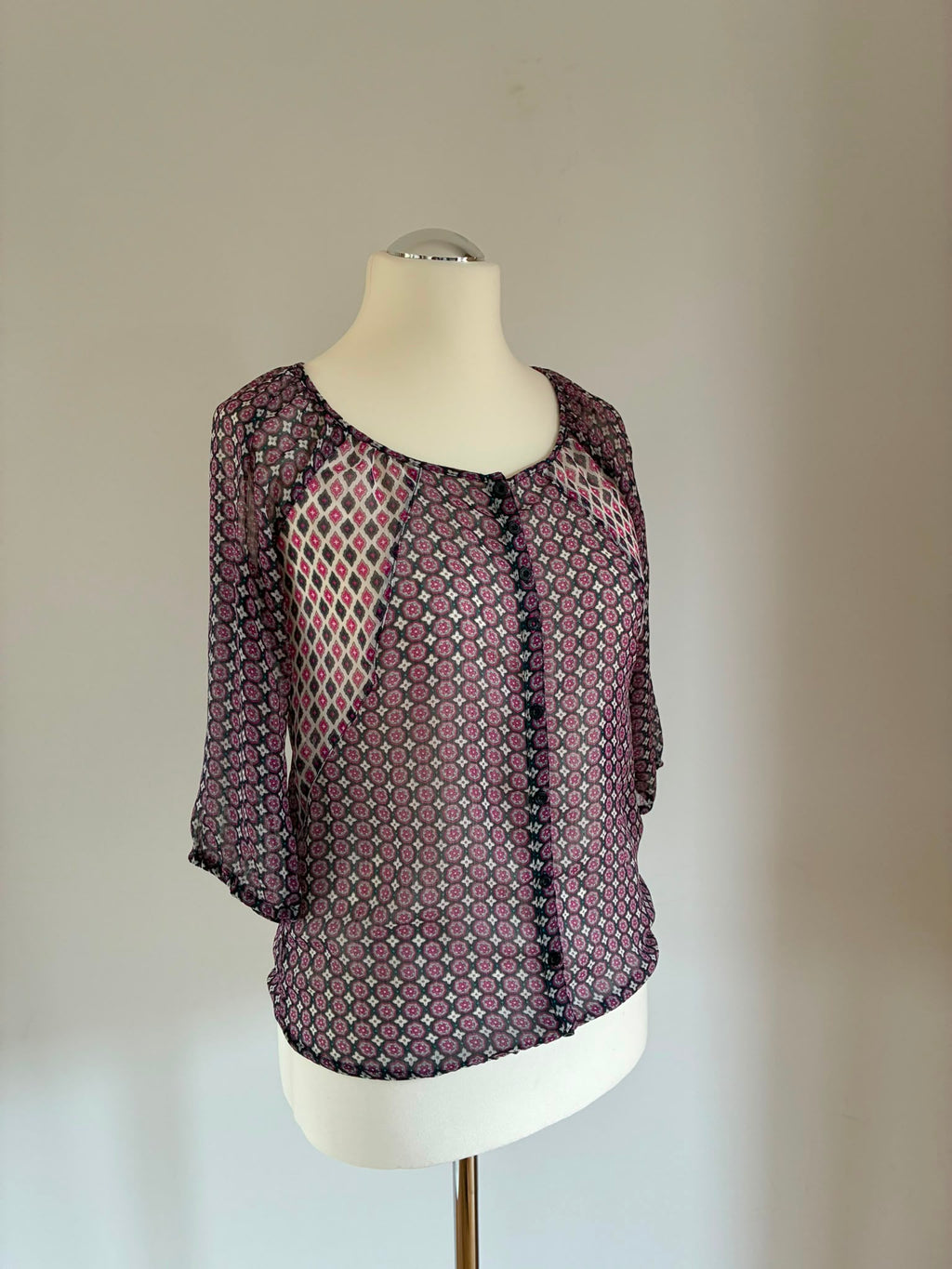 Tom Tailor Bluse mit Mustermix, Seitenansicht