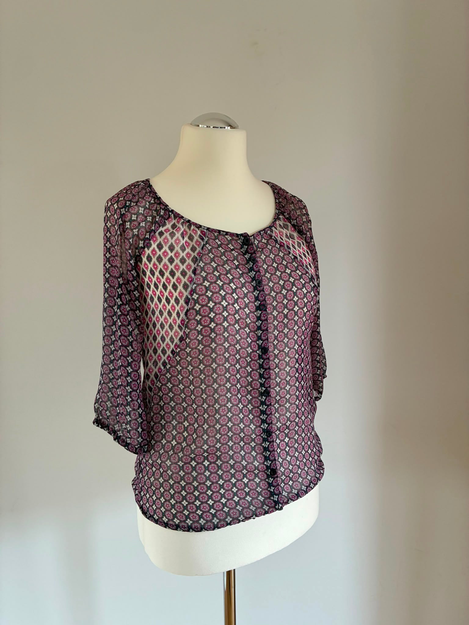 Tom Tailor Bluse mit Mustermix, Seitenansicht